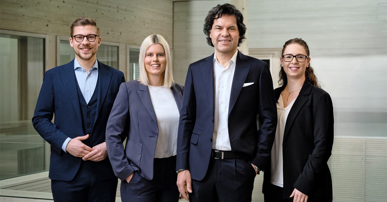 Das Team der Feldkircher Volkspartei in der Stadtregierung
